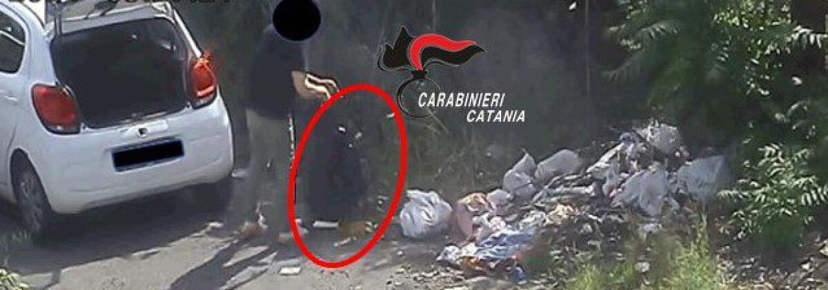 BUTTANO RIFIUTI NEL PARCO DELL’ETNA, RIPRESI DA TELECAMERA NASCOSTA CARABINIERI DENUNCIANO DUE UOMINI E UNA DONNA - 