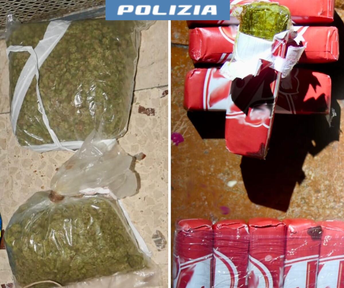 PLICHI DI DROGA TROVATI IN STRADA E IN UN PALAZZO A CATANIA - 
