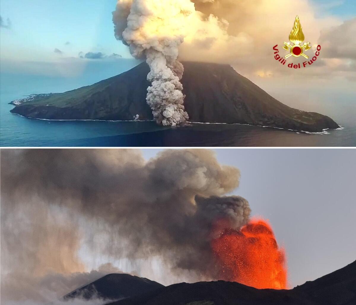 IL VULCANOLGO MATTIA DELL'INGV: NESSUNA CONNESSIONE TRA LE ERUZIONI DI STROMBOLI ED ETNA - 