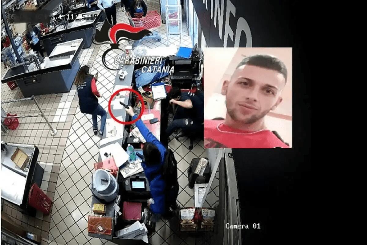 PATERNO'. ARRESTATO PER 9 RAPINE IN 2 MESI, TRADITO DA TATUAGGIO SUL COLLO - 