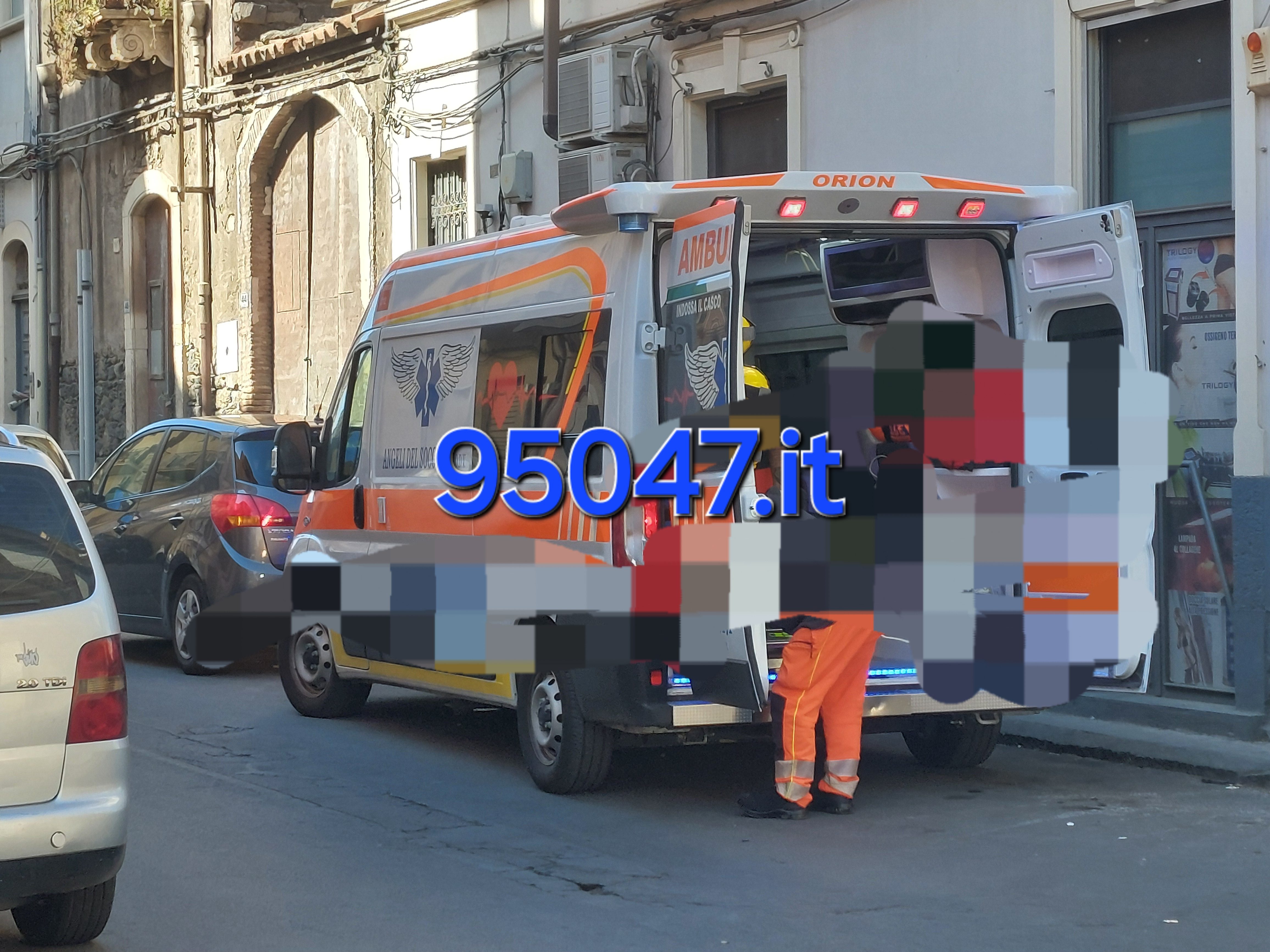 PATERNÒ: DONNA INVESTITA QUESTA MATTINA IN VIA BELLINI
