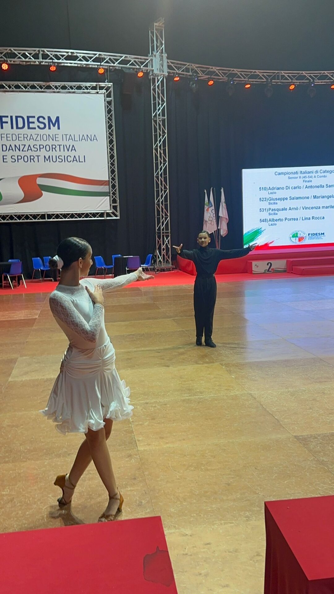 YOHARA BISICCHIA E SALVATORE LANZA: GIOVANI CAMPIONI ITALIANI DI DANZA SPORTIVA