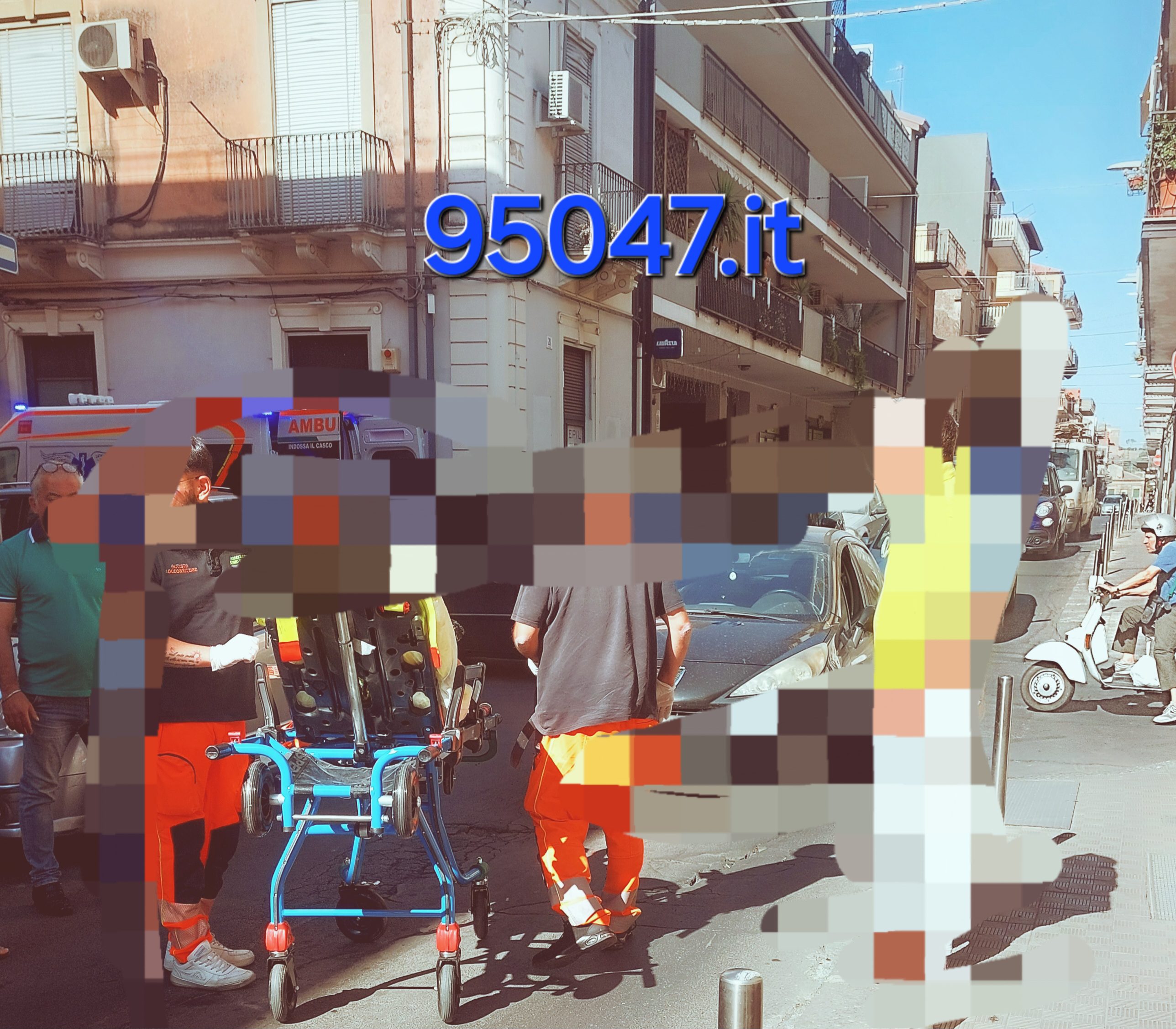 PATERNÒ: DONNA INVESTITA QUESTA MATTINA IN VIA BELLINI