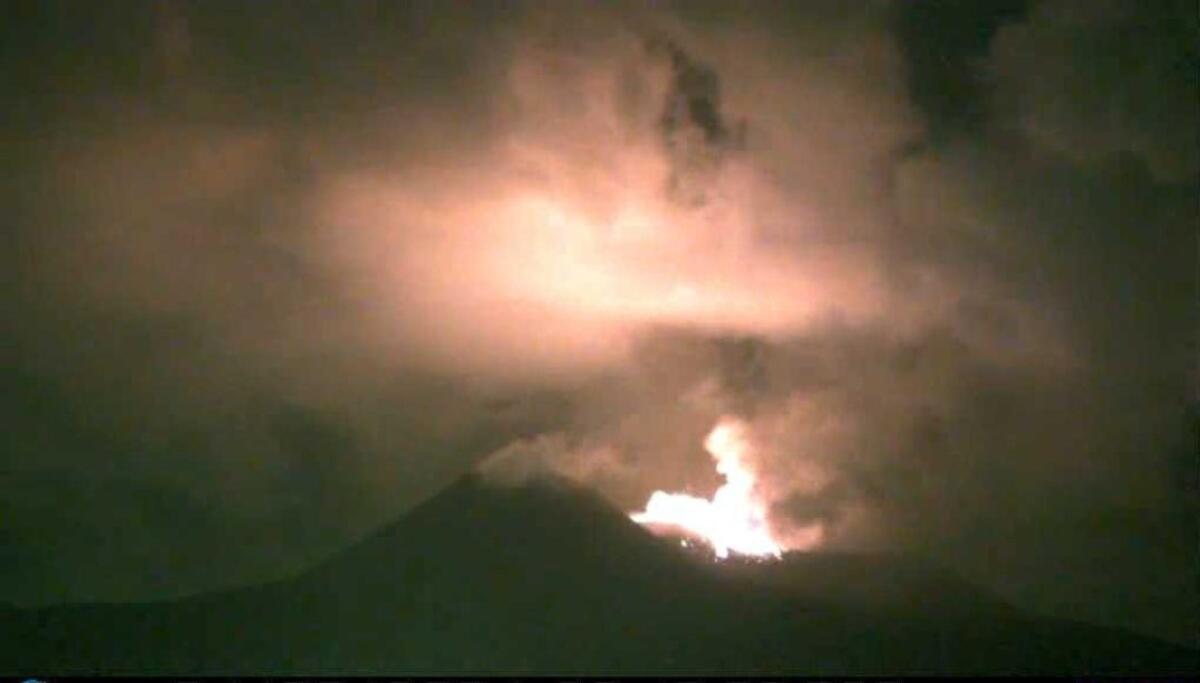 NUOVA ATTIVITÀ STROMBOLIANA DELL'ETNA: TREMORE VULCANICO A LIVELLO ROSSO - 