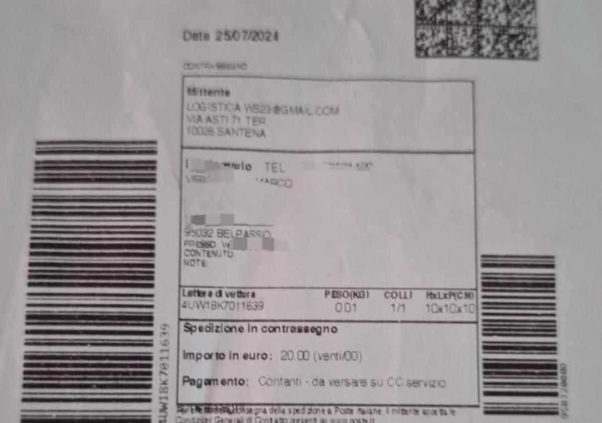 CORRIERI FAKE SI AGGIRANO PER LE VIE DEL COMPRENSORIO ETNEO: PACCHI IN CONTRASSEGNO DA 20 EURO, MA SONO VUOTI! - 