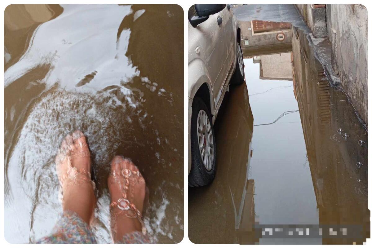 PATERNÓ, SEGNALAZIONE DALLA ZONA SAN GIOVANNI BOSCO: FORTI DISAGI DOPO LA PIOGGIA - 