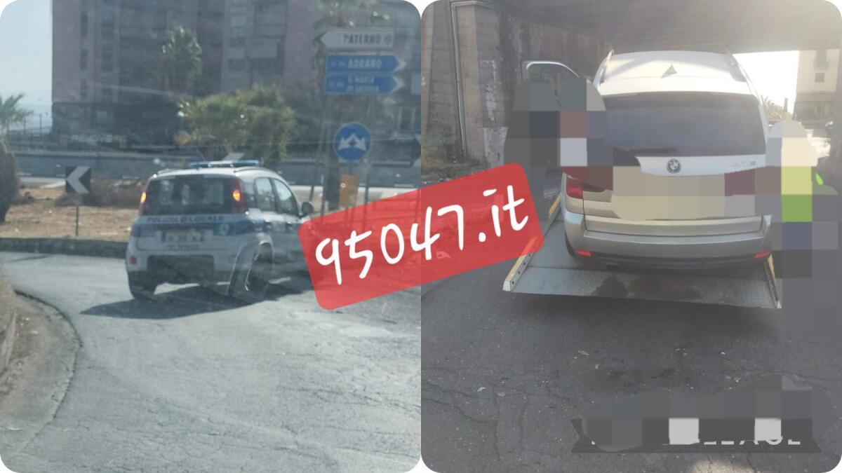 PATERNO', AUTO IMBOCCA SVINCOLO CONTROMANO: SCONTRO FRONTALE SENZA FERITI GRAVI - 