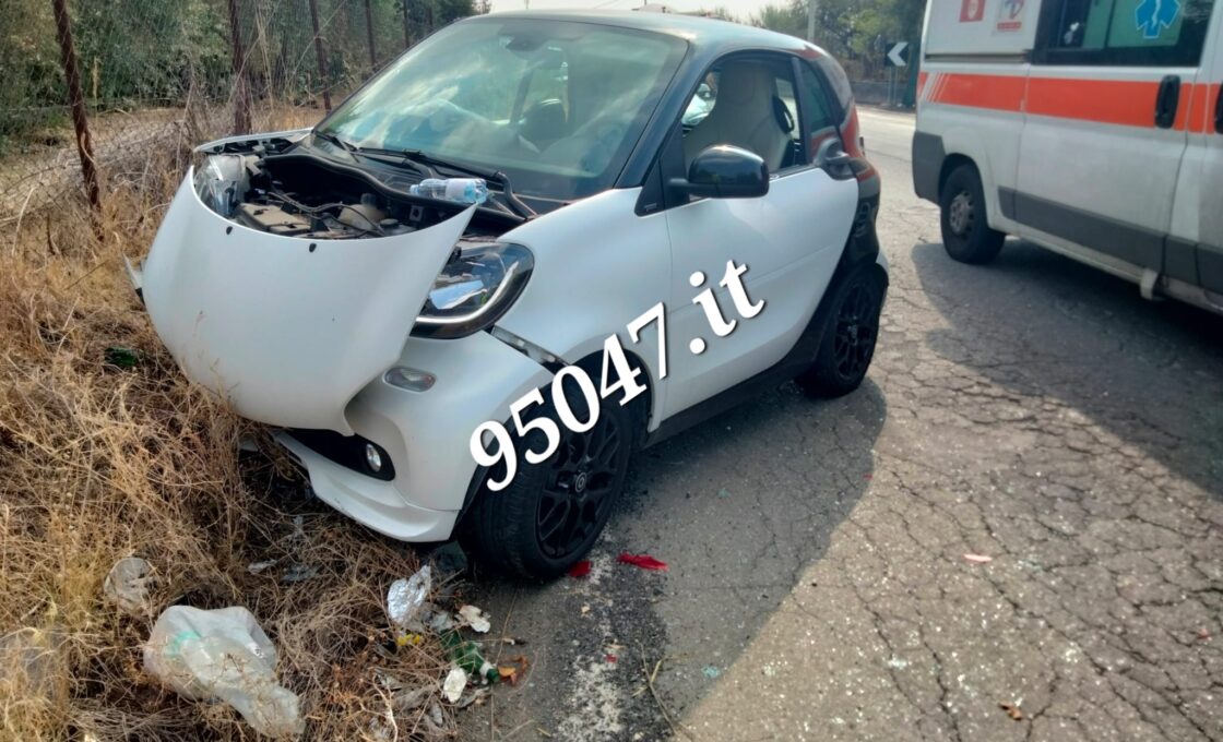 INCIDENTE SULLA SP15 TRA BELPASSO E PATERNO': DUE FERITI IN UNO SCONTRO TRA AUTO