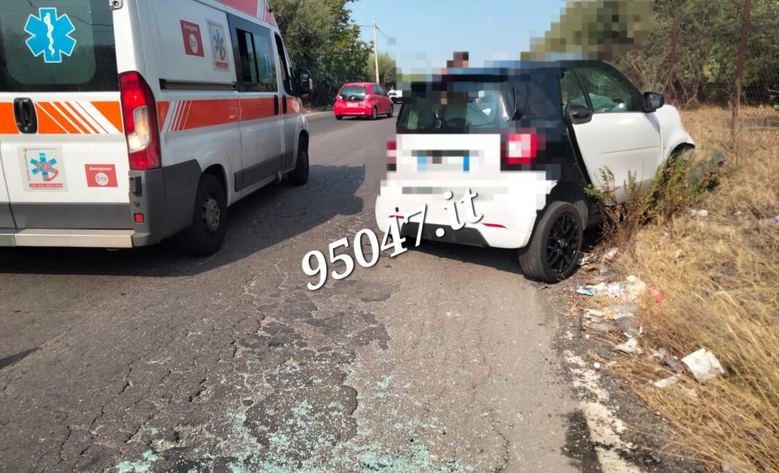 INCIDENTE SULLA SP15 TRA BELPASSO E PATERNO': DUE FERITI IN UNO SCONTRO TRA AUTO