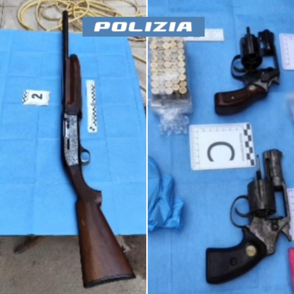 BLITZ DELLA POLIZIA A SAN CRISTOFORO: SCOPERTE ARMI CLANDESTINE E DROGA, IN MANETTE 3 GIOVANI CATANESI - 