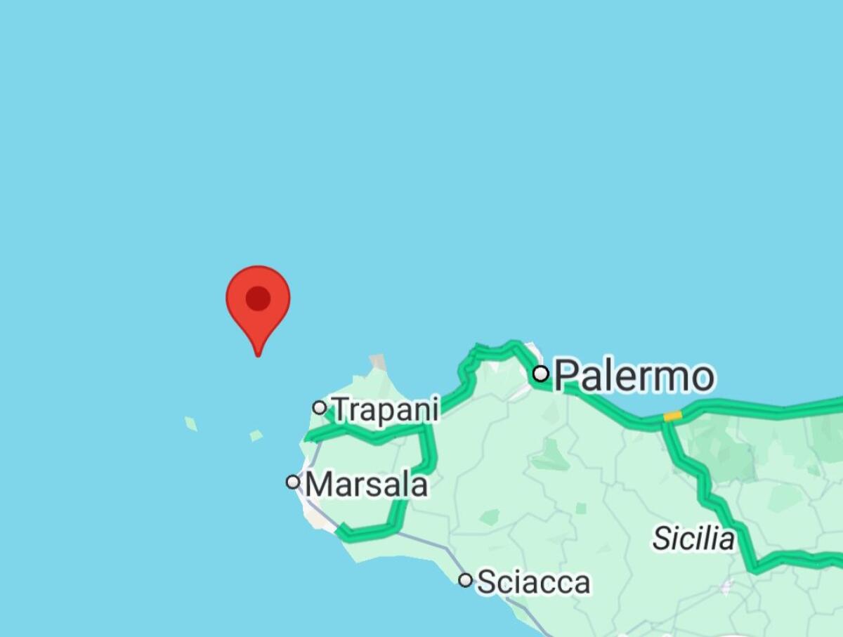 TERREMOTO, SCOSSA ALL'ALBA NEL TRAPANESE: MAGNITUDO 4.1 - 