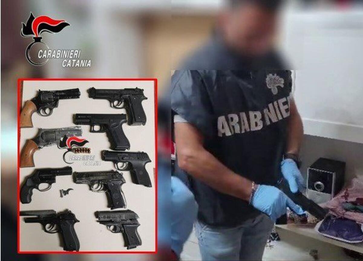 CATANIA, TRASFORMAVA LE PISTOLE A SALVE IN ARMI LETALI: 45ENNE ARRESTATO , CACCIA AI SUOI CLIENTI - 