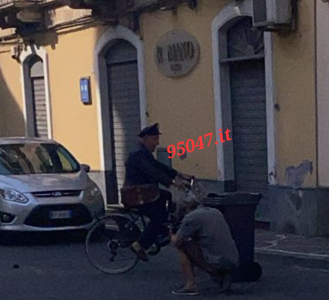 IL POSTINO DI "C’È POSTA PER TE" MARCELLO MORDINO AVVISTATO A PATERNÒ