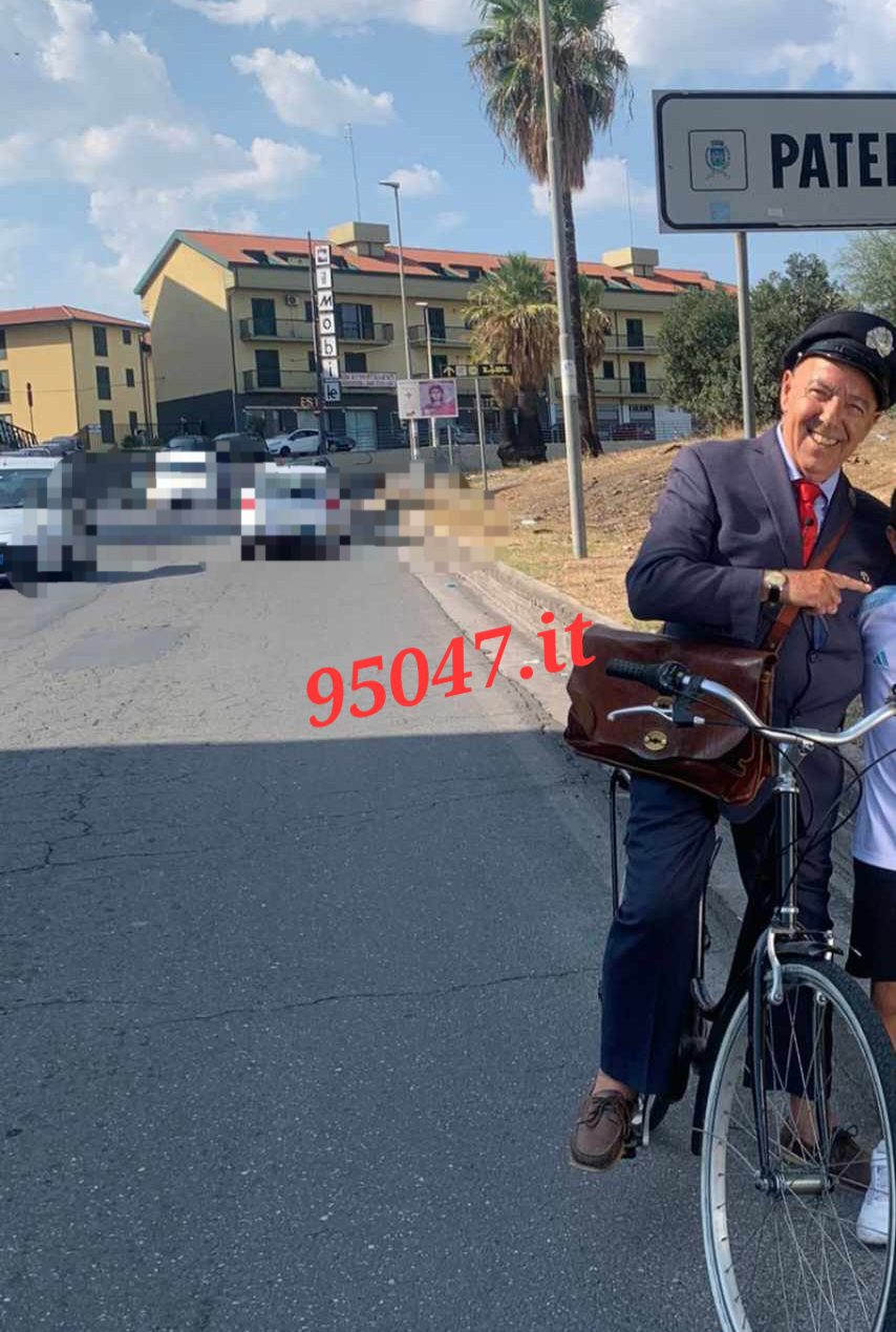 IL POSTINO DI "C’È POSTA PER TE" MARCELLO MORDINO AVVISTATO A PATERNÒ