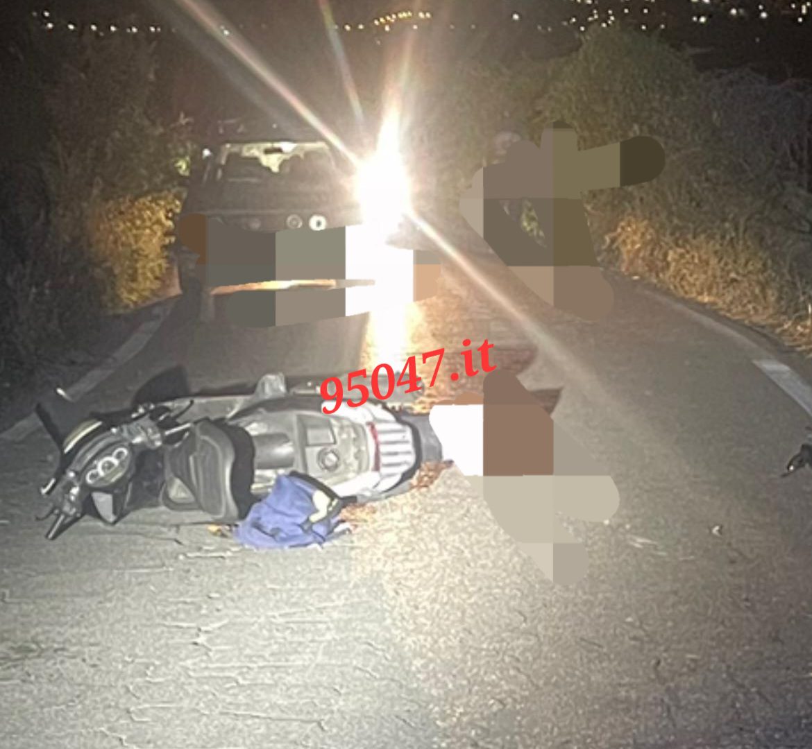 GRAVE INCIDENTE IERI SERA SULLA PROVINCIALE PATERNÒ-RAGALNA: GRAVE UN 46ENNE