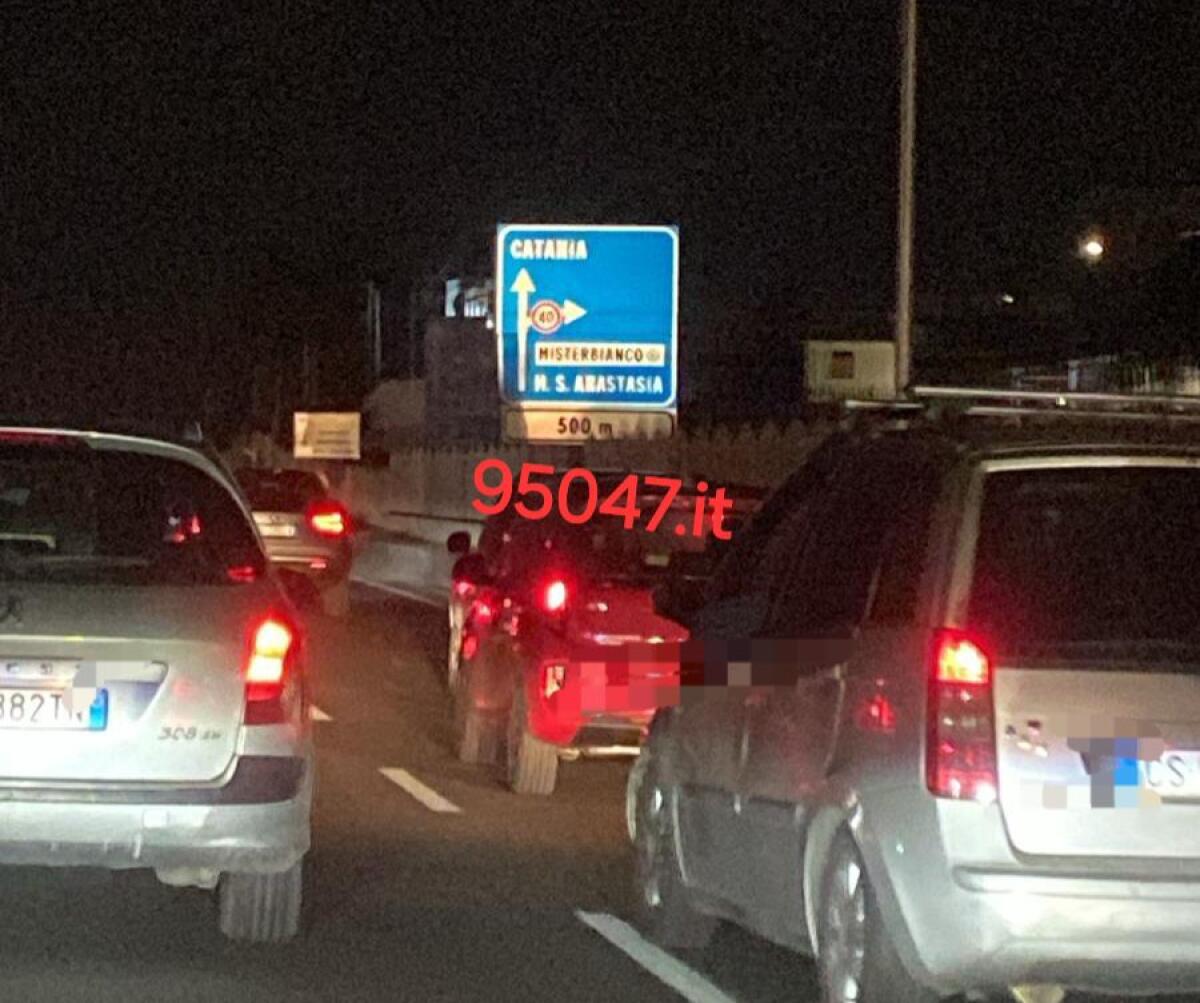 Doppio incidente sulla SS121: forti rallentamenti per chi percorre la Statale - 