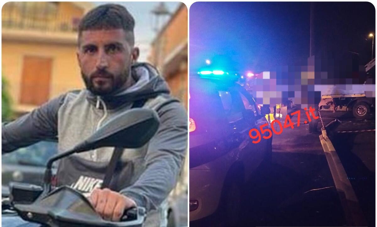 TRAGICO INCIDENTE IERI SERA AD ACI SANT'ANTONIO: VITTIMA UN MOTOCICLISTA 34ENNE - 