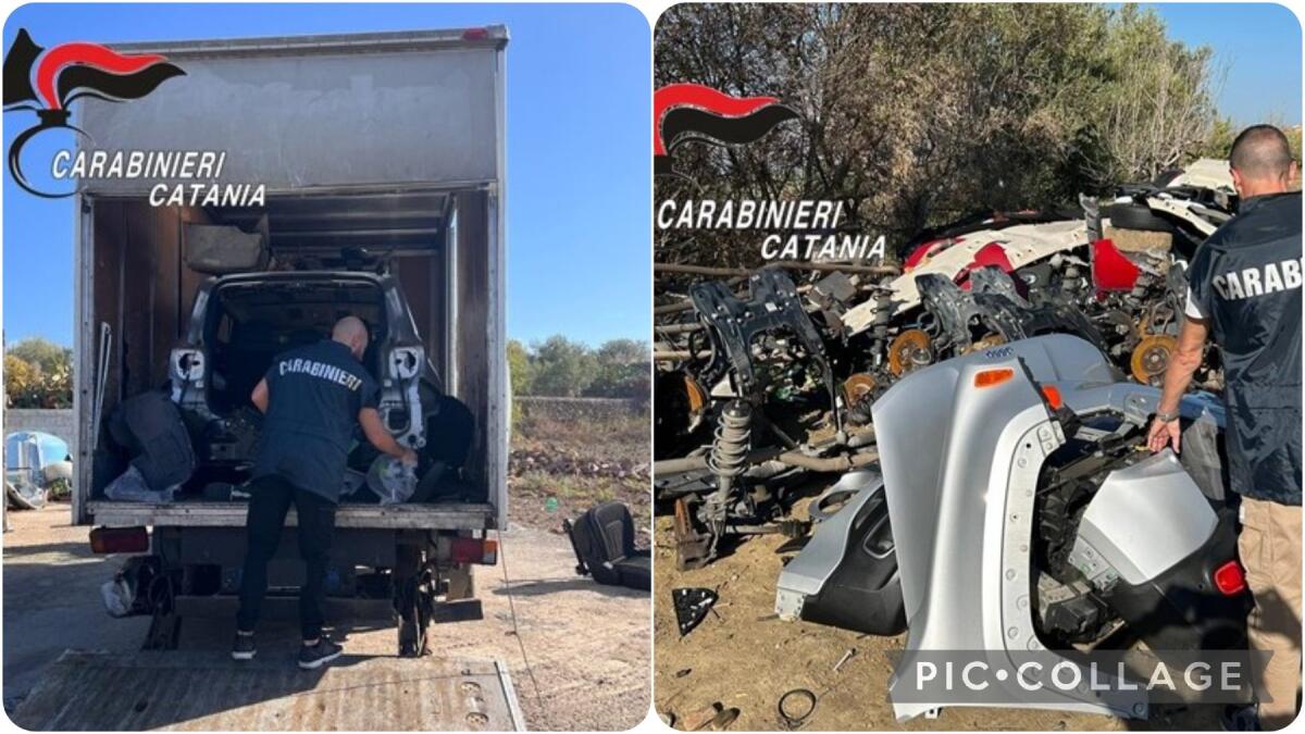 PATERNÒ. SCOPERTO DEPOSITO DI AUTO RUBATE: DUE ARRESTI - 