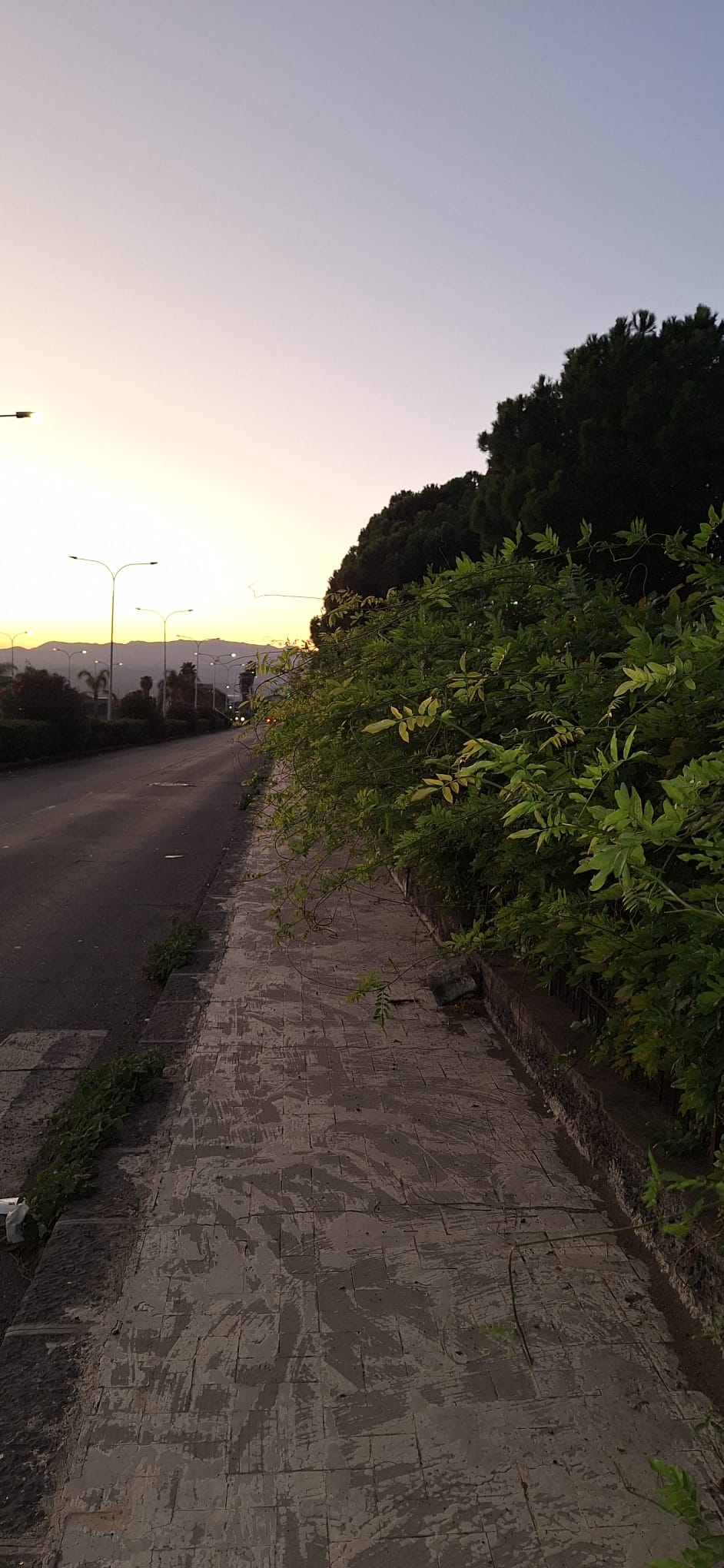 MARCIAPIEDE BLOCCATO , PEDONI COSTRETTI A CAMMINARE IN STRADA, LA VOCE DEI CITTADINI SU 95047