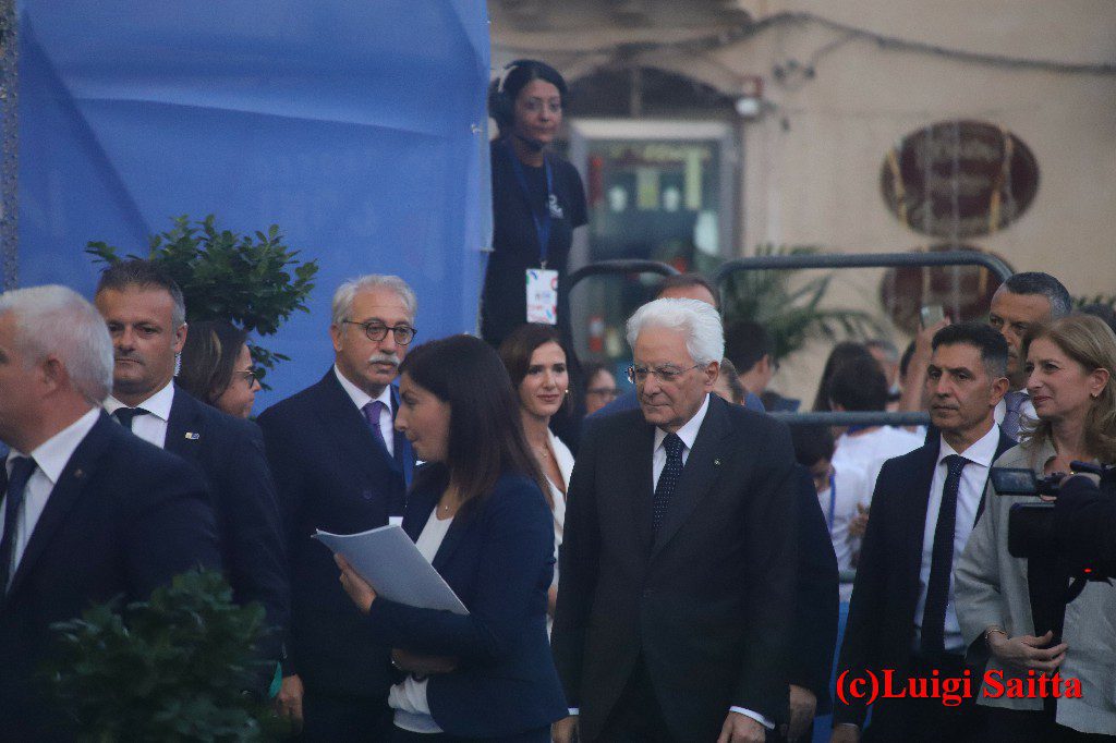 CATANIA: TROFEO CONI CON LA PRESENZA DI MATTARELLA, AD ACCOGLIERLO PURE LA RUSSA E GALVAGNO – LE FOTO