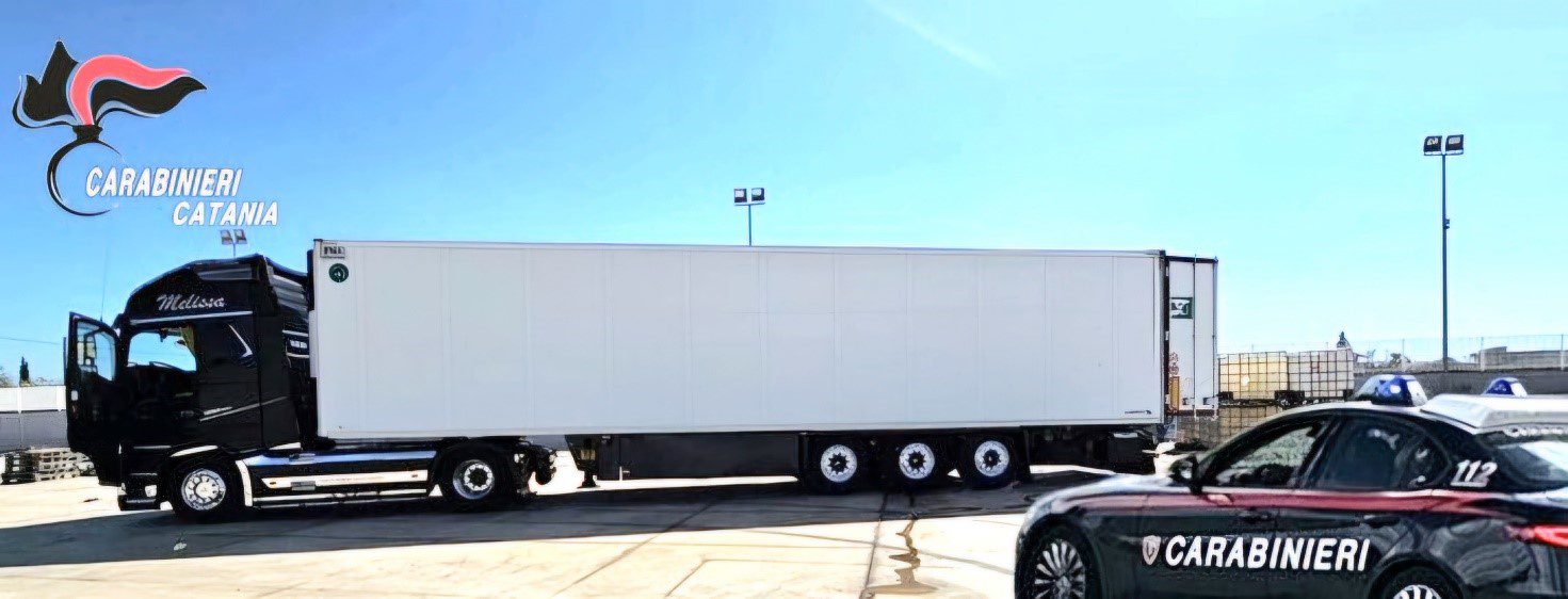 TENTANO DI RUBARE IN UN’AZIENDA DI TRASPORTI SPECIALI A VALCORRENTE: TRE PERSONE DENUNCIATE, UN UOMO ORIGINARIO DI BELPASSO