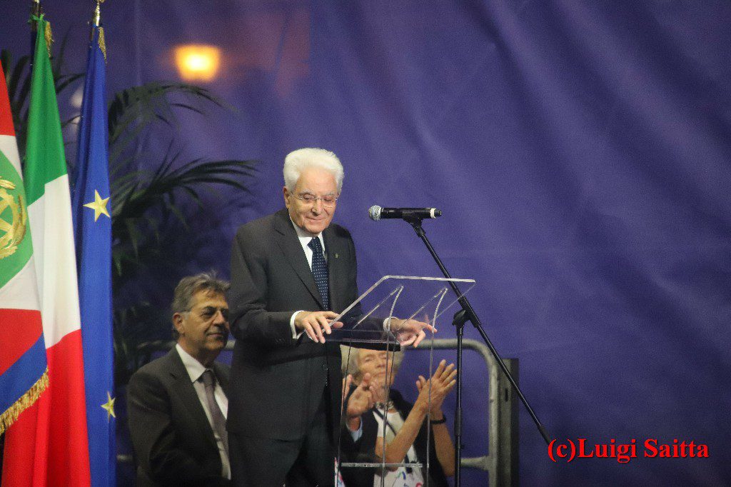 CATANIA: TROFEO CONI CON LA PRESENZA DI MATTARELLA, AD ACCOGLIERLO PURE LA RUSSA E GALVAGNO – LE FOTO