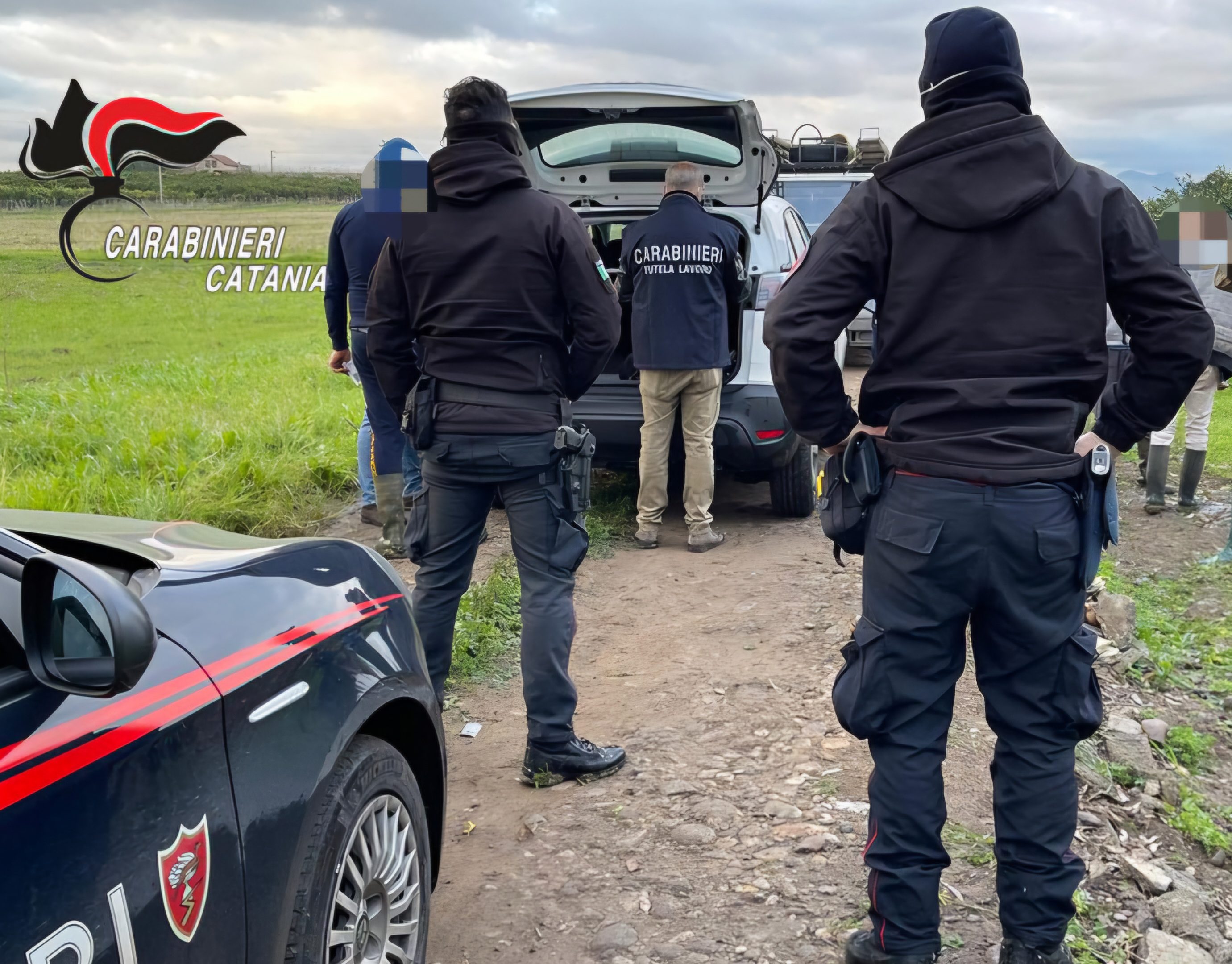 PATERNÒ. SCOPERTE DUE AZIENDE AGRUMICOLE CON LAVORATORI IN NERO E SENZA FORMAZIONE.