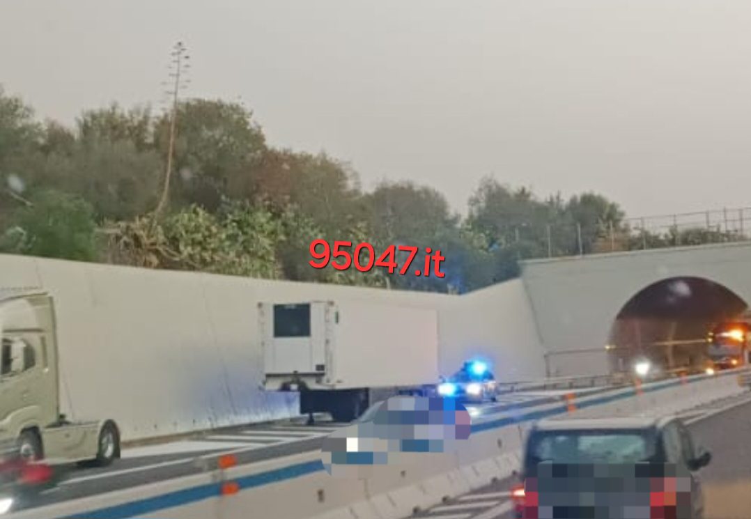 INCIDENTE SULLA TANGENZIALE NEI PRESSI DI MISTERBIANCO,  TRAFFICO IN TILT