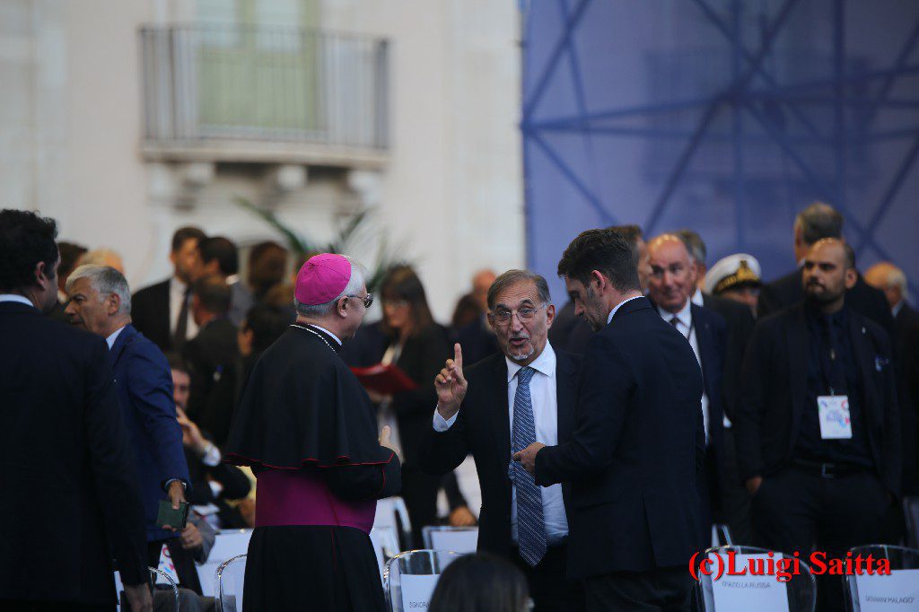 CATANIA: TROFEO CONI CON LA PRESENZA DI MATTARELLA, AD ACCOGLIERLO PURE LA RUSSA E GALVAGNO – LE FOTO