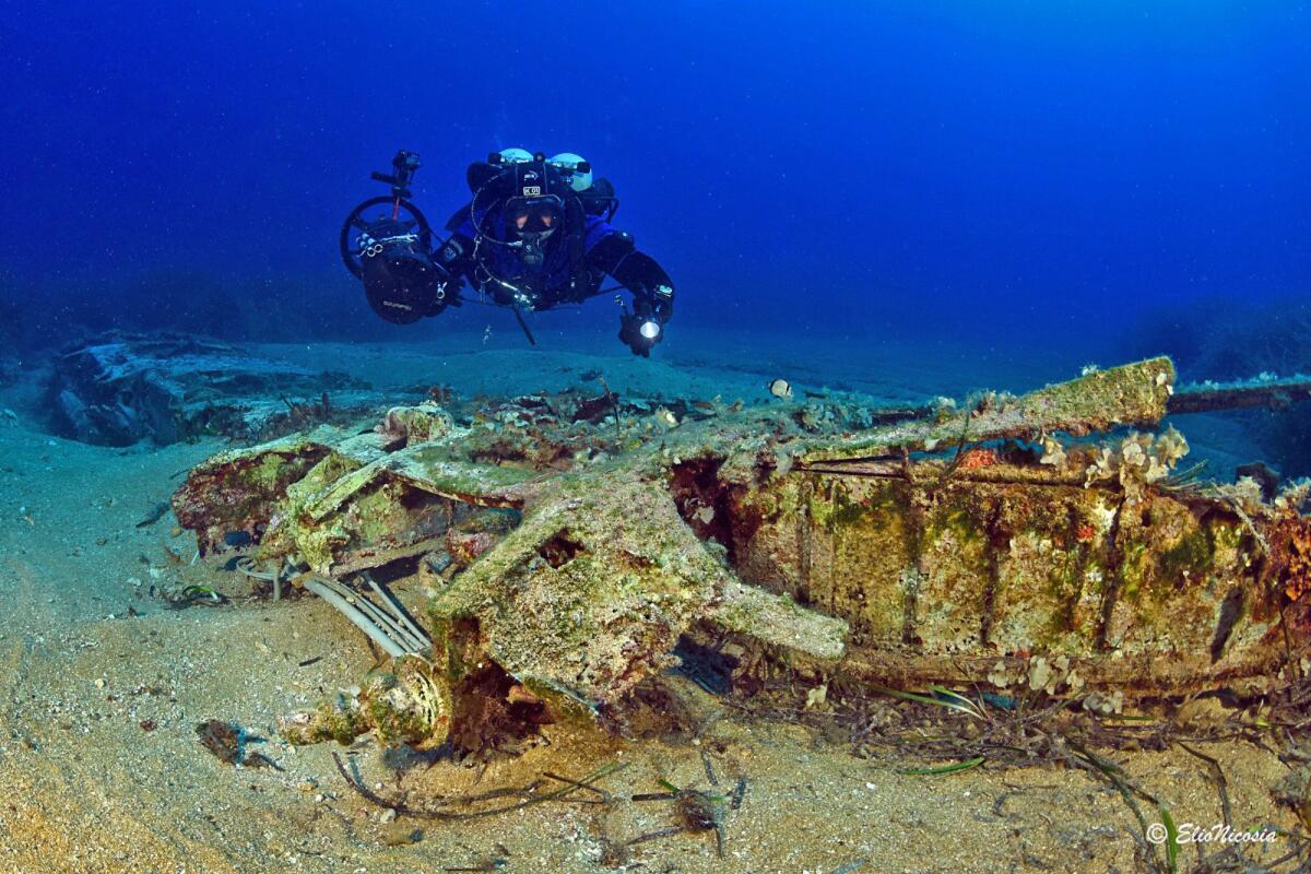 AEREO DELLA II GUERRA MONDIALE RITROVATO NEI FONDALI DI SIRACUSA - 