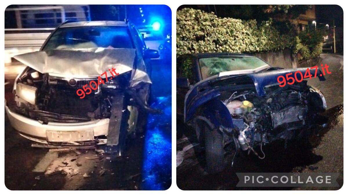 GRAVE INCIDENTE A TREMESTIERI ETNEO: SCONTRO FRONTALE IN VIA ETNEA, FERITI I DUE CONDUCENTI - 