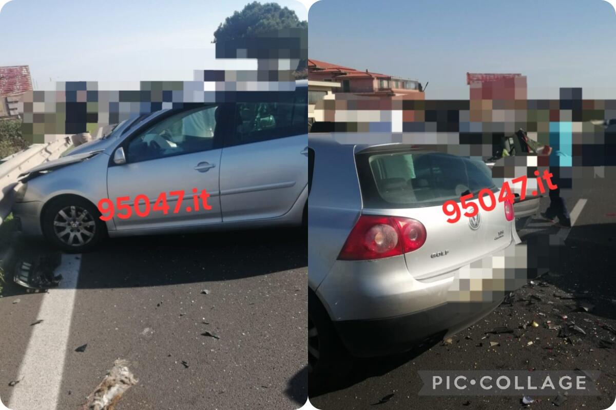 SCONTRO QUESTA MATTINA TRA DUE AUTOVETTURE SULLA SS 121, FERITI - 