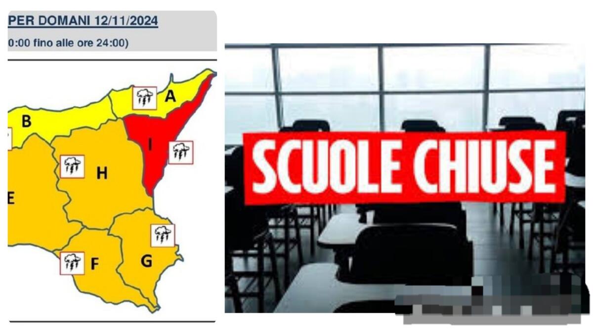 ALLERTA ROSSA METEO: SCUOLE CHIUSE A PATERNÒ, CATANIA E IN GRAN PARTE DELLA PROVINCIA - 