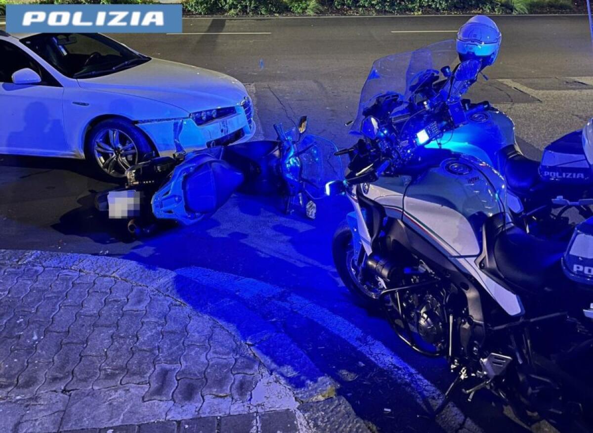 CATANIA, 37ENNE SCAPPA CON IL FIGLIO IN SCOOTER: BLOCCATO E ARRESTATO DOPO SCONTRO CON UN’AUTO - 