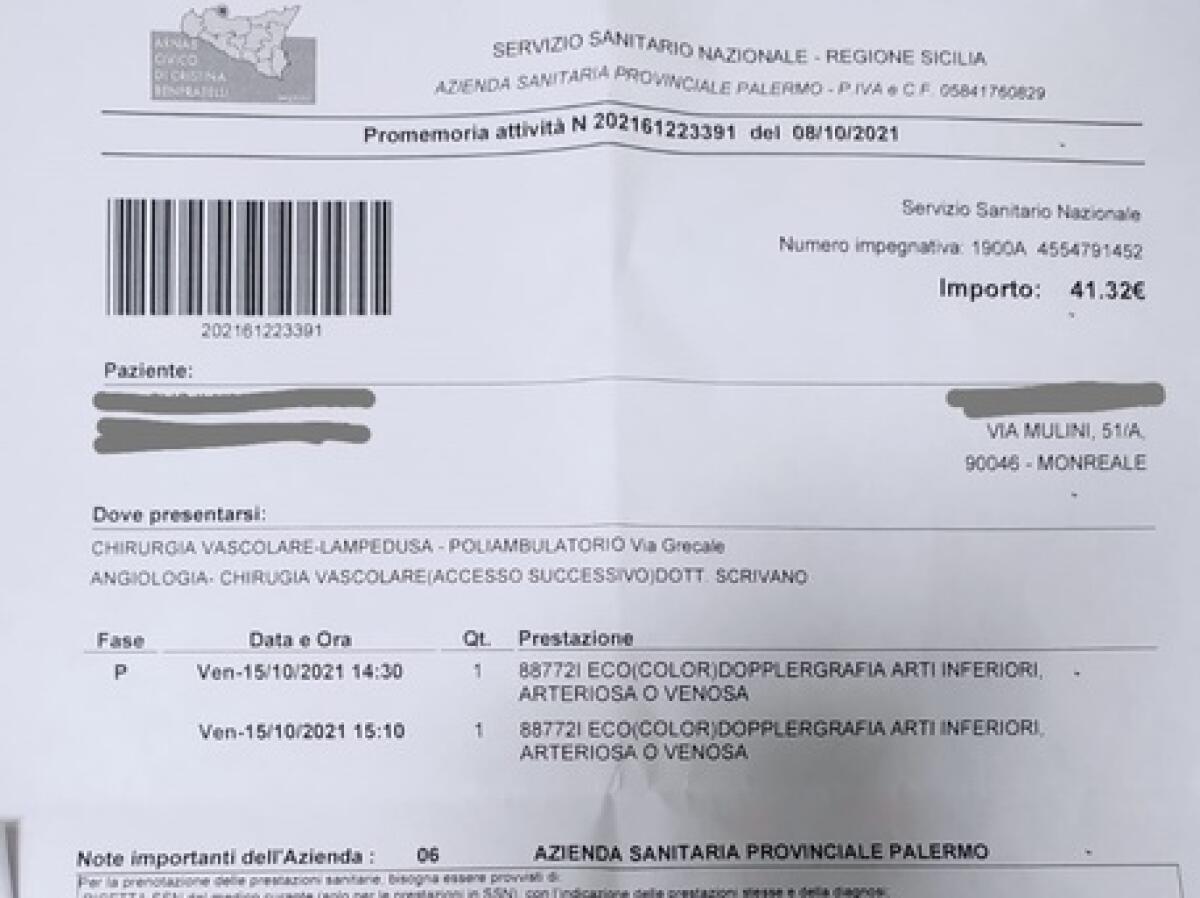 OGGI, 17 DICEMBRE, NIENTE PRENOTAZIONI CUP PER L’ASP DI CATANIA - 