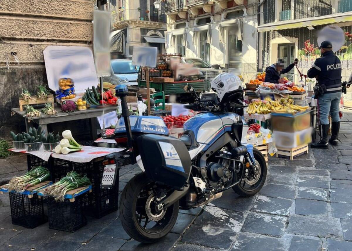 CATANIA. GASTRONOMIA ABUSIVA: SEQUESTRATO BRACIERE SU STRADA E ELEVATE SANZIONI PER 3.500 EURO - 