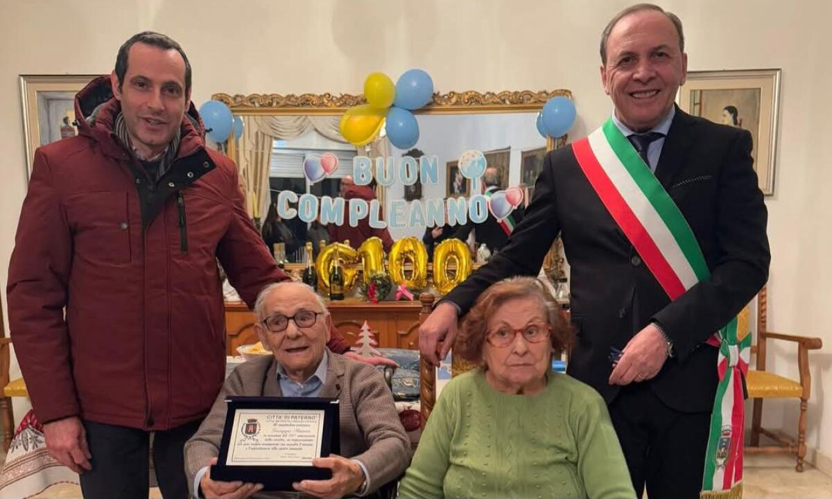 PATERNÒ CELEBRA I 100 ANNI DI GIUSEPPE BARNÀ: UNA GIORNATA DI FESTA E RICONOSCIMENTO - 