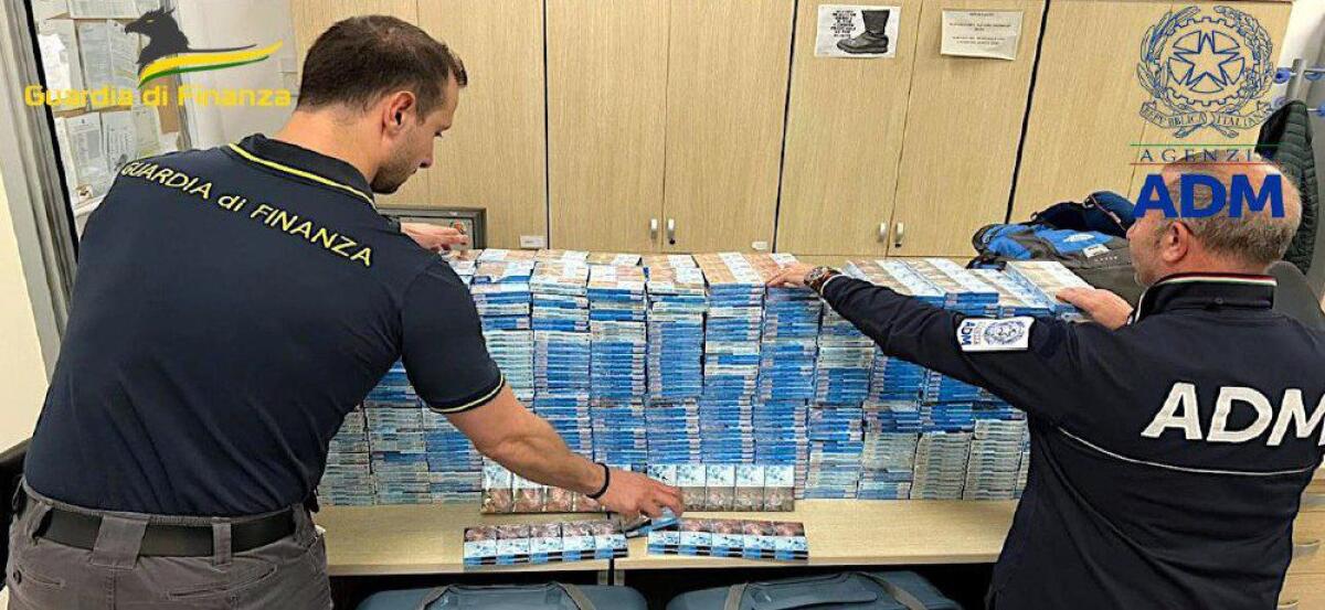 CATANIA: SEQUESTRATI 60 KG DI SIGARETTE DI CONTRABBANDO, ARRESTATO CITTADINO GRECO - 