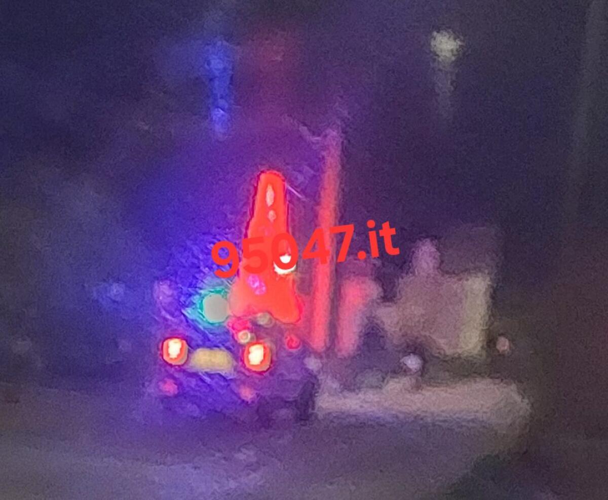 INCIDENTE SULLA STRADA PROVINCIALE 13 A MOTTA SANT’ANASTASIA - 