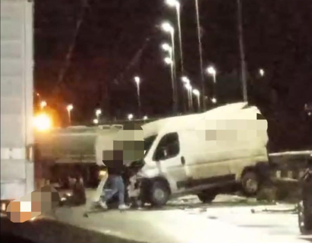 CATANIA. GRAVE INCIDENTE SULLA TANGENZIALE: FURGONE E AUTOCISTERNA COINVOLTI, FERITI GRAVI E TRAFFICO BLOCCATO - 