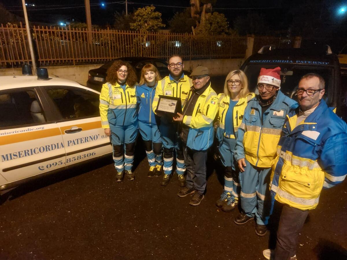 LA MISERICORDIA DI PATERNÒ RICEVE UN NUOVO MEZZO A SUPPORTO DELLE SUE ATTIVITÀ - 