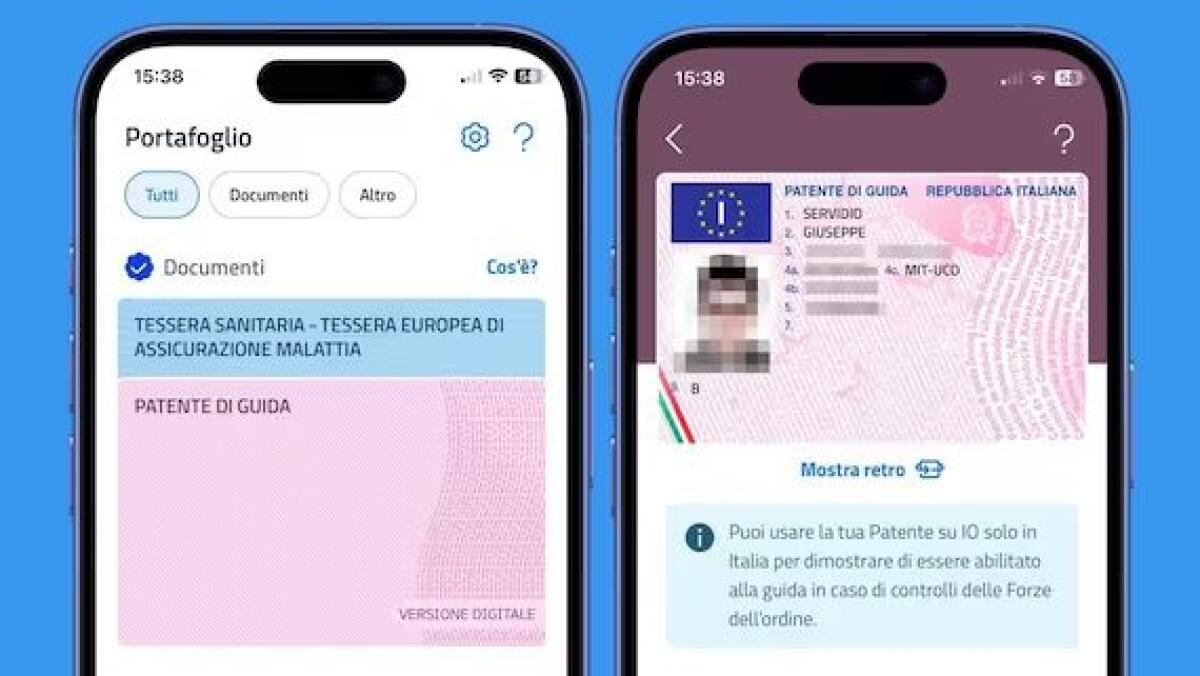 PATENTE E TESSERA SANITARIA, ADDIO AL PORTAFOGLI, COME ATTIVARLA - 