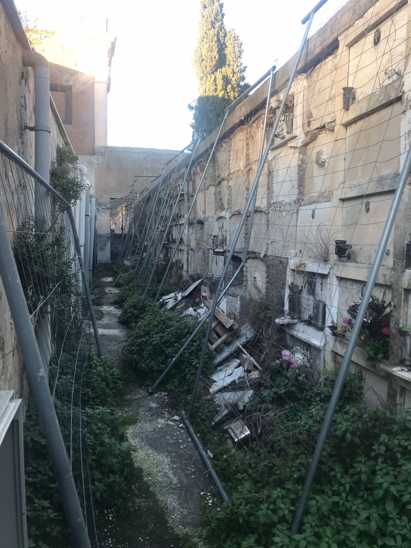 LETTERA ALLA REDAZIONE: IL TRISTE STATO DEL CIMITERO DI PATERNÒ