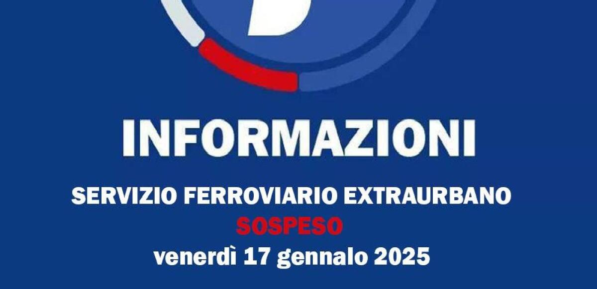 ALLERTA METEO: SOSPESO IL SERVIZIO FERROVIA CIRCUMETNEA EXTRAURBANO E CHIUSURA DELL'UNIVERSITÀ DI CATANIA - 