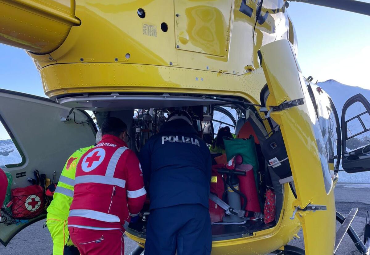 ETNA, INCIDENTE SULLE PISTE DA SCI: FERITO GRAVE SOCCORSO DALL’ELISOCCORSO - 