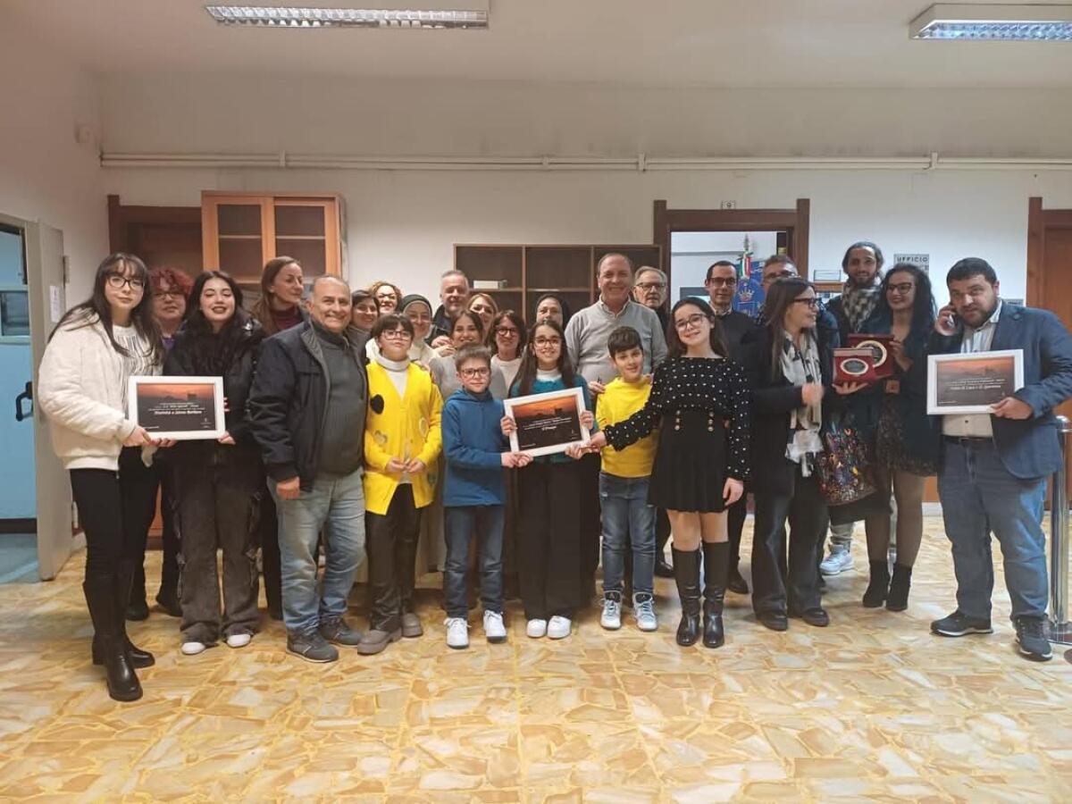 PREMIAZIONE AL COMUNE DI PATERNÒ PER LA MOSTRA DEI PRESEPI 2024 - 