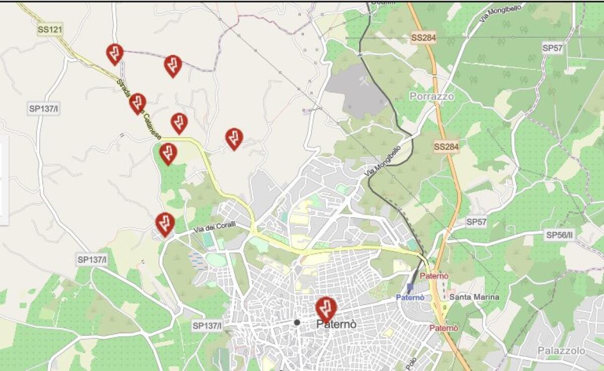 MALTEMPO A PATERNO': OLTRE 500 UTENZE SENZA LUCE DA ORE, DISAGI PER I RESIDENTI - 