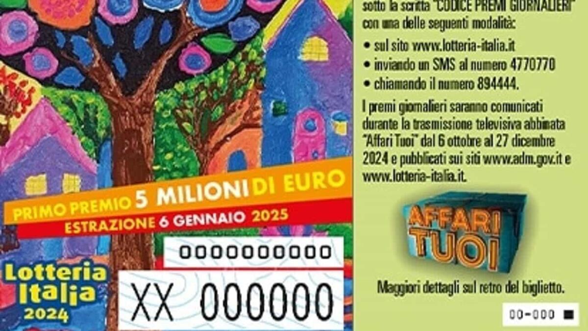 CATANIA CRESCE NELLA LOTTERIA ITALIA 2024: QUASI 100MILA BIGLIETTI VENDUTI, +29% RISPETTO AL 2023 - 