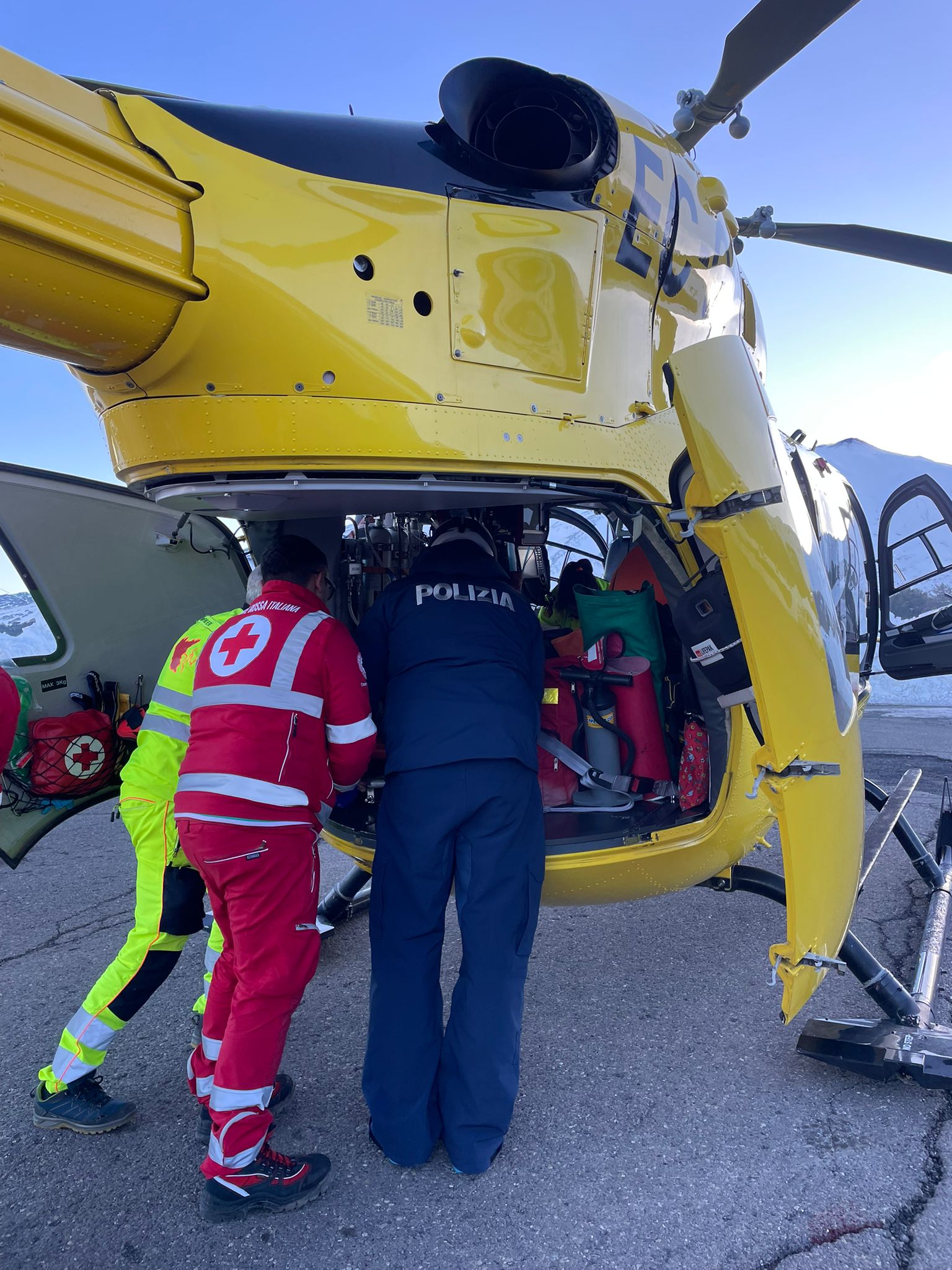 ETNA, INCIDENTE SULLE PISTE DA SCI: FERITO GRAVE SOCCORSO DALL’ELISOCCORSO