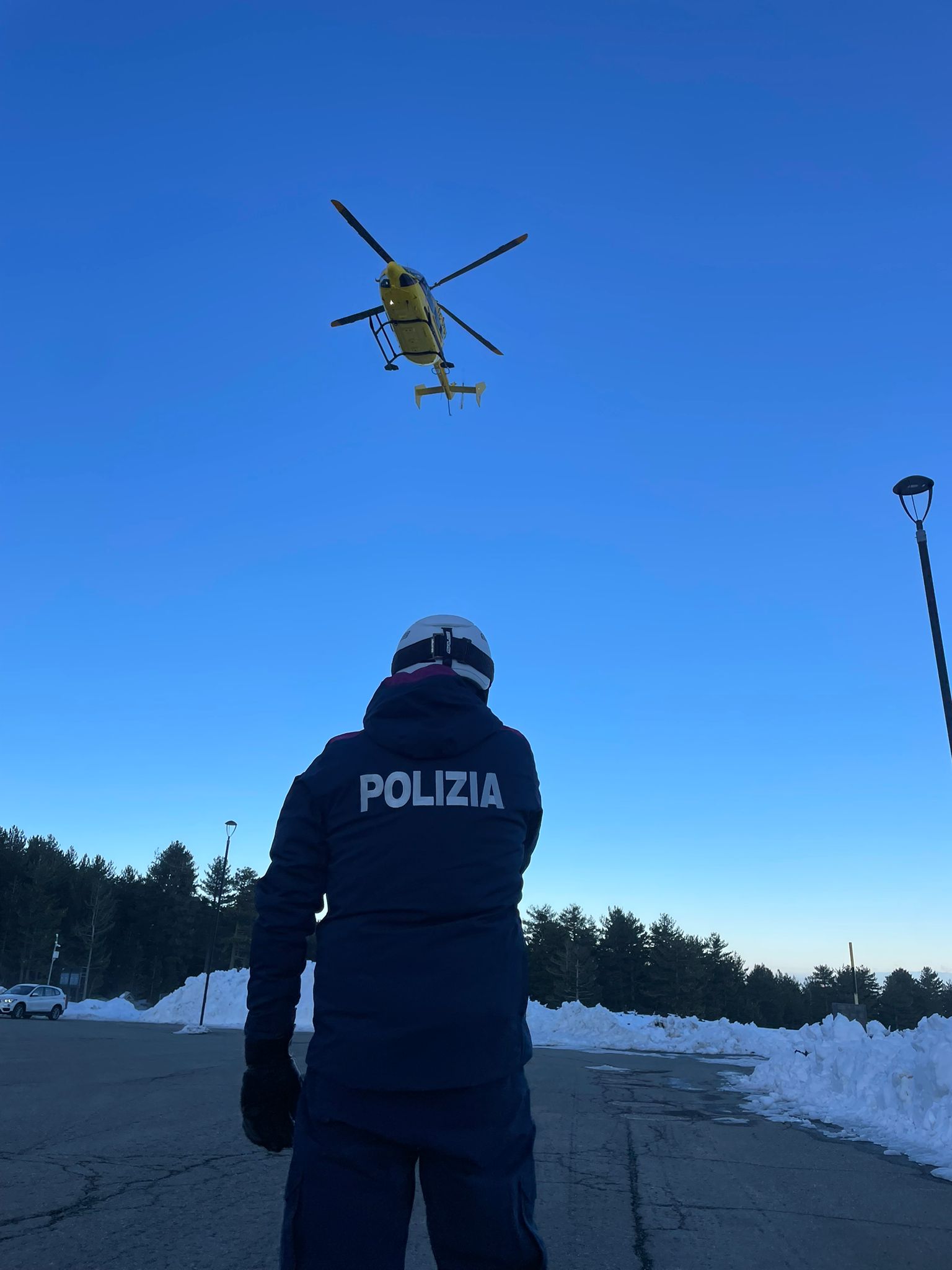 ETNA, INCIDENTE SULLE PISTE DA SCI: FERITO GRAVE SOCCORSO DALL’ELISOCCORSO